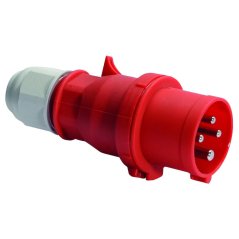Vidlice 32A 4p 400V IP44 6h Quick-Connect Bals 2142