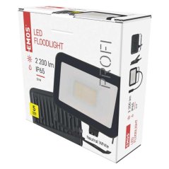 LED reflektor INOVO 20W, antracit, neutrání bílá Emos ZS2622