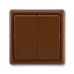 Přepínač sériový, řazení 5 ABB Classic 3553-05289 H3 - hnědá