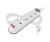 Prodlužovací kabel Emos P1312FC, 1,5 mm2, 3x zásuvka, 1x USB-A, 1x USB-C, vypínač - 2 m