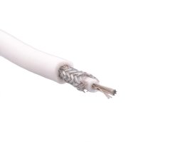 Kabel stíněný CSAS 0,50 NKT - bílý