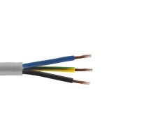 Kabel CSSS V05SS-F 3x1 Precon, silikonová izolace, šedý - 1 m