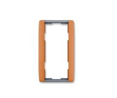 Rámeček dvojnásobný, svislý ABB Element-Time 3901E-A00121 07 - karamelová/ledová šedá