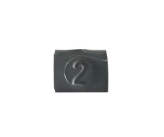 Označovací štítky Kovoblesk, číslo 2, PVC