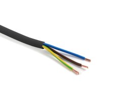 Kabel H05RR-F 3x2,5 Prysmian - černý