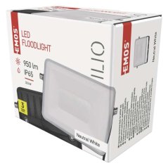 LED reflektor ILIO 10,5W, černý, neutrální bílá Emos ZS2510
