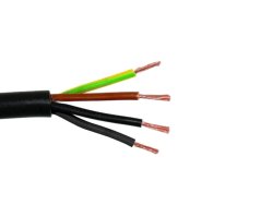 Kabel H05RR-F 4x1,5 Prysmian - černý