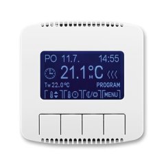 Termostat univerzální programovatelný (ovládací jednotka) ABB Tango 3292A-A10301 B - bílá