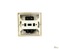 Spínač kompletní dvojitý ABB Classic 3553-51289 B2, řazení 6+1 - bílý