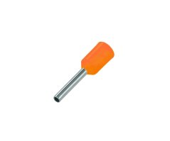 Dutinka lisovací GPH DI 0.5-10, průřez 0,5 mm2, oranžová - 1 ks