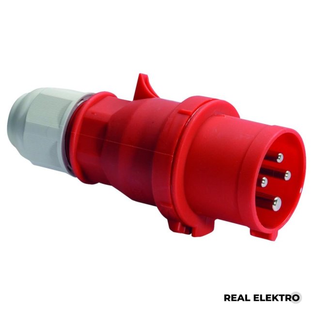 Vidlice 32A 4p 400V IP44 6h Quick-Connect Bals 2142